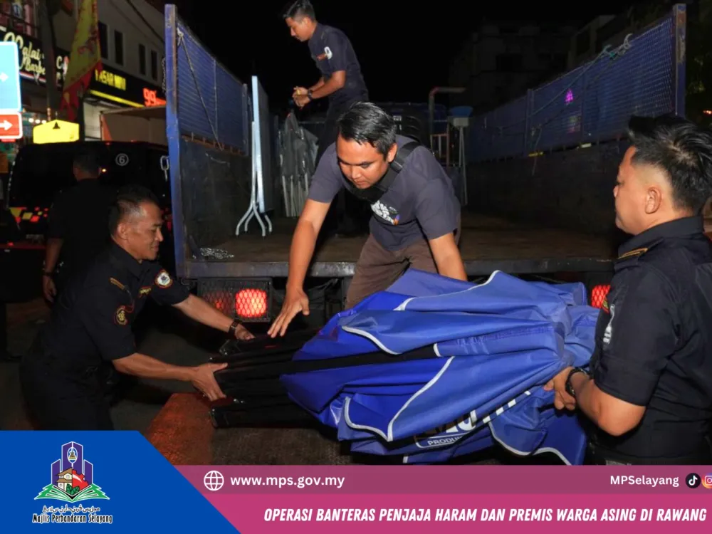OPERASI BANTERAS PENJAJA HARAM DAN PREMIS WARGA ASING DI RAWANG