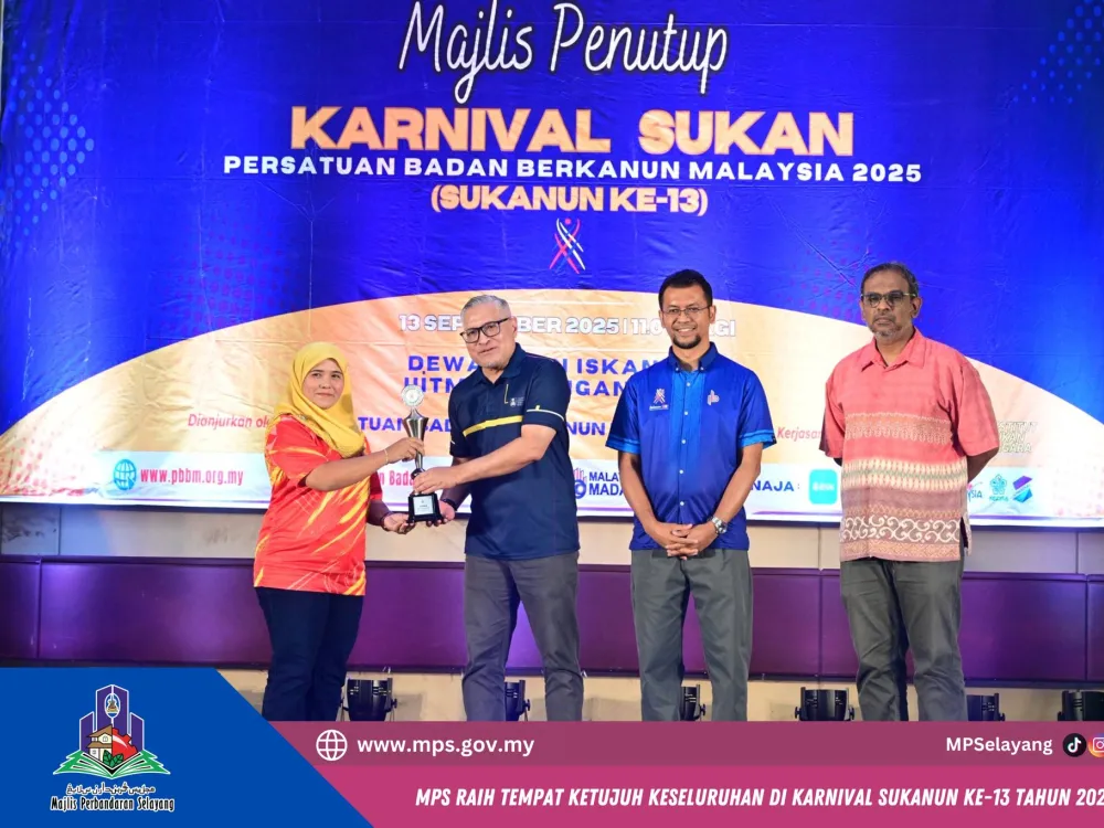 MPS RAIH TEMPAT KETUJUH KESELURUHAN DI KARNIVAL SUKANUN KE-13 2025