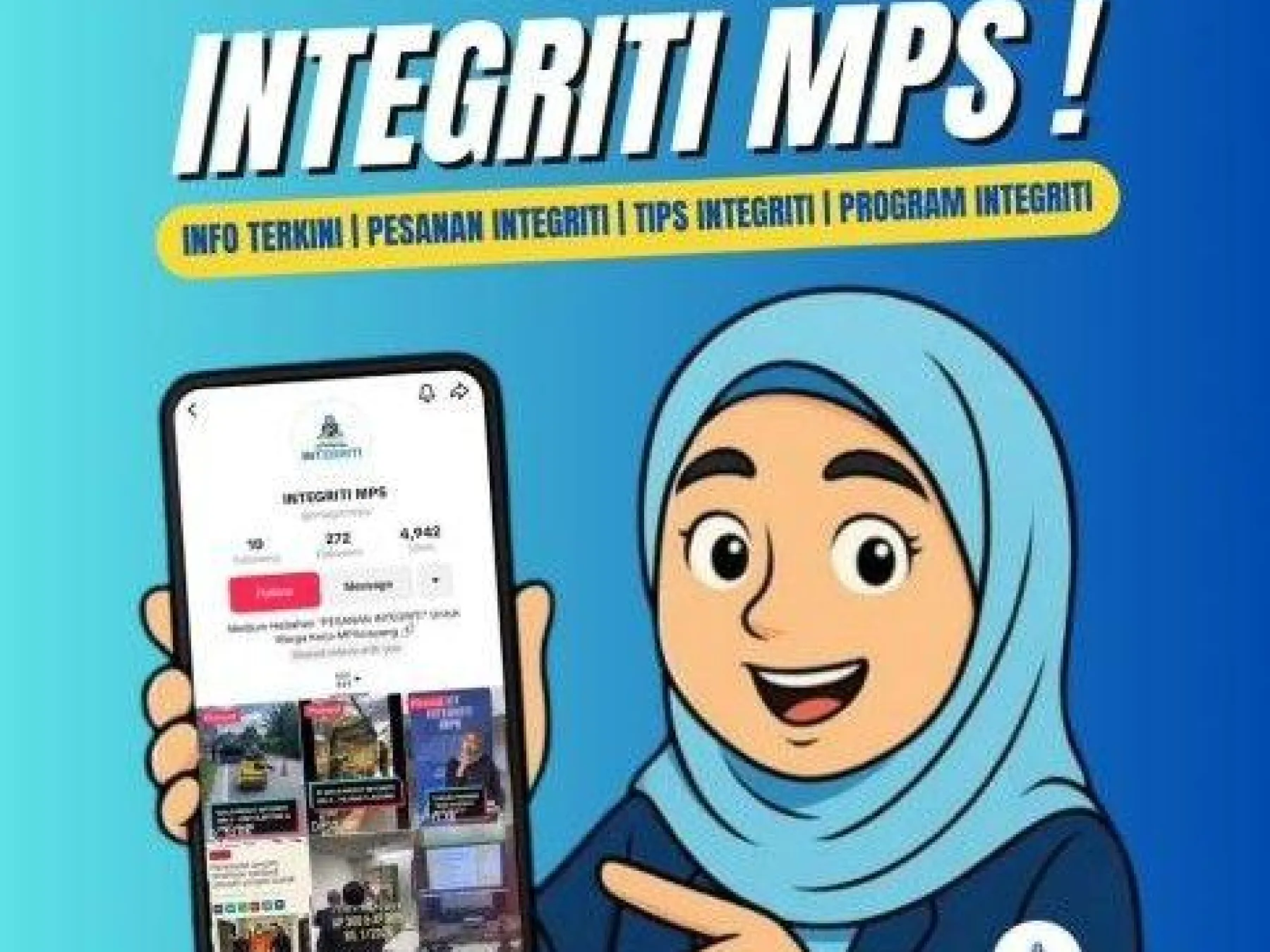 Poster Tiktok Integriti MPS