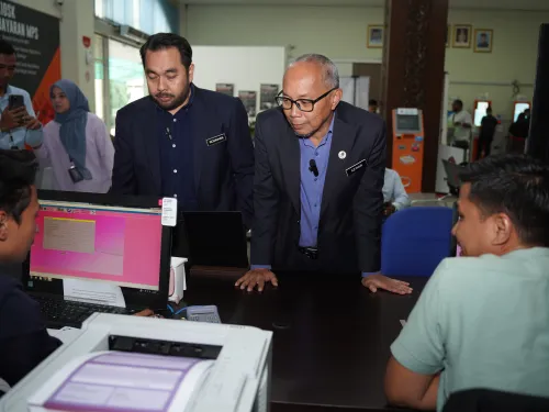 LAWATAN MENGEJUT DARI UNIT INTEGRITI DAN TIMBALAN YANG DI PERTUA KE JABATAN