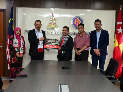 SUMBANGAN TABUNG AMANAH KEMANUSIAAN RAKYAT PALESTIN PERINGKAT PERKHIDMATAN AWAM