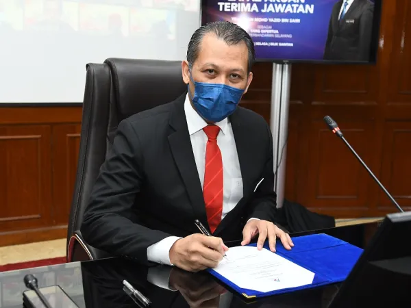 Majlis Lafaz Akuan Terima Jawatan YBrs. Tuan Yazid Bin Sairi Atas Perlantikan Sebagai YDP MPS