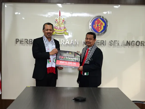 SUMBANGAN TABUNG AMANAH KEMANUSIAAN RAKYAT PALESTIN PERINGKAT PERKHIDMATAN AWAM