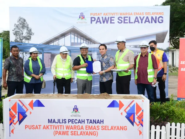 MAJLIS PECAH TANAH PAWE DAN PEMBUKAAN JALAN BAHARU RAINTREE